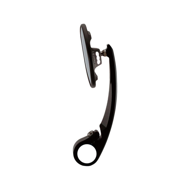 Coppia Specchi In Alluminio-Carbonio (Bar-End Fix) per Bmw, Ktm, Yamaha Nero